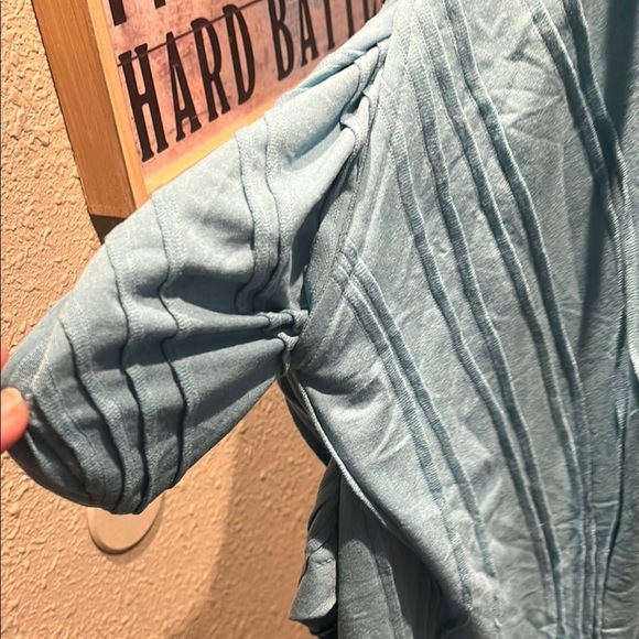 Casual Blue Scoop Neck Mini Sundress - Picture 3 of 16